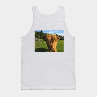 Scottish Highland Cattle Calf 1765 Tank Top